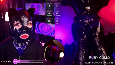 Snapshot of latexrubydoll chatting on March 31, 2:35 am Latex Ruby online show from March 31, 2:35 am
