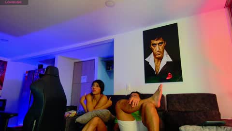 Snapshot of latin_couple77 chatting on February 4, 11:05 am Sara y Andy online show from February 4, 11:05 am