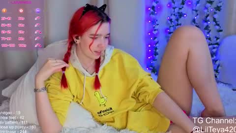 Snapshot of little_teya chatting on February 11, 7:24 am little Teya online show from February 11, 7:24 am