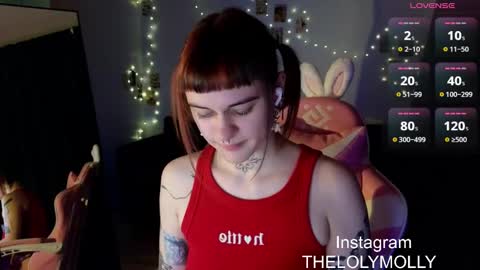 Snapshot of lolymolli chatting on March 9, 5:17 pm Molli online show from March 9, 5:17 pm