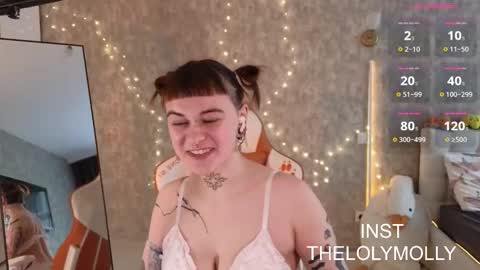 Snapshot of lolymolli chatting on October 16, 10:05 am Molli online show from October 16, 10:05 am