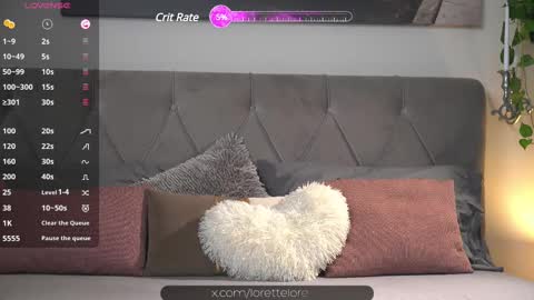 LoretteLorena online show from February 13, 8:13 pm