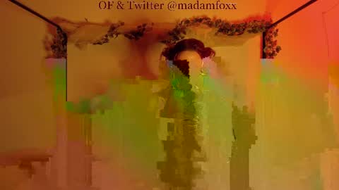 Snapshot of madamfoxx chatting on February 28, 5:48 am Madam Foxx online show from February 28, 5:48 am