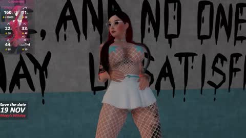 Maya online show from November 7, 8:31 pm