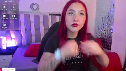 Snapshot of megan_wolf_1 chatting on February 6, 4:42 am  Megan  Online 1200am To 600 am Colombian time online show from February 6, 4:42 am