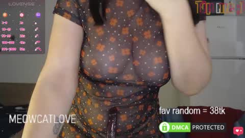 Snapshot of meowcatlove chatting on January 21, 8:32 pm meowcatlove online show from January 21, 8:32 pm