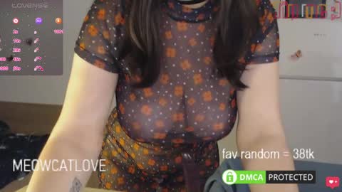 Snapshot of meowcatlove chatting on January 23, 9:18 pm meowcatlove online show from January 23, 9:18 pm