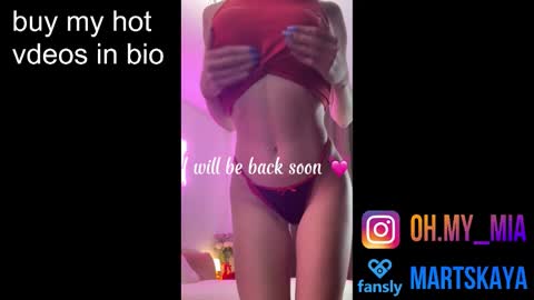 Mia Martskaya online show from January 13, 7:35 am