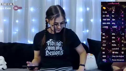Snapshot of midnightpixie chatting on July 9, 1:42 am Jenna Talia online show from July 9, 1:42 am