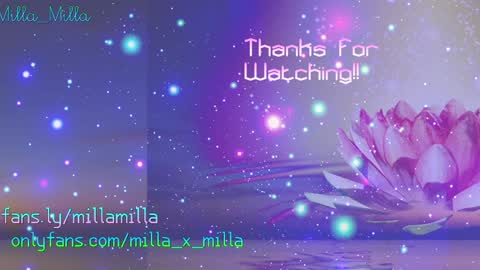 milla_milla online show from January 23, 4:19 am