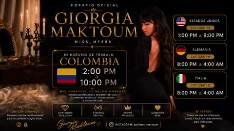 Goddess Myers  thumb up is important for me kisses  online show from July 22, 9:12 am