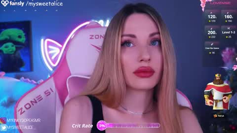 Snapshot of my__sweet__alice chatting on March 1, 3:47 pm mysweetalice online show from March 1, 3:47 pm