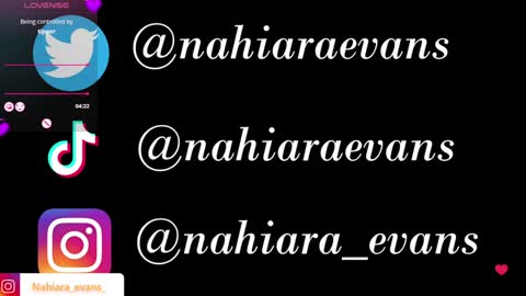 NAHIARA EVANS online show from February 3, 2:03 am