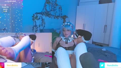 Snapshot of narubolita chatting on February 2, 1:45 am Narubolita Narupinku online show from February 2, 1:45 am