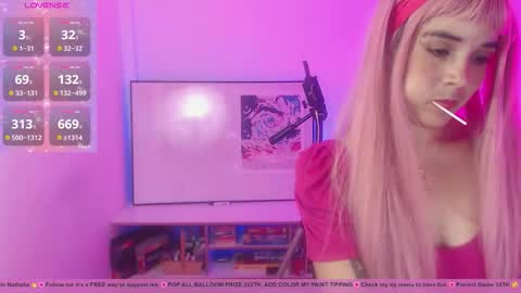 Snapshot of nathy_rock chatting on October 17, 12:01 am Nathalia online show from October 17, 12:01 am