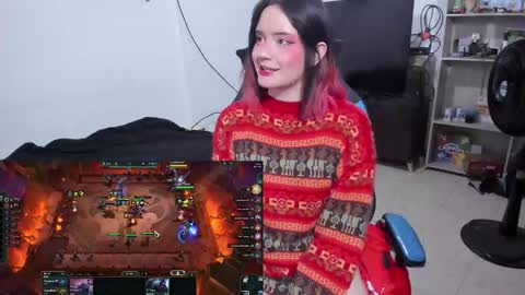 Snapshot of neeko_lol_ chatting on February 27, 6:35 am Geek Nicole im Neeko UwU online show from February 27, 6:35 am