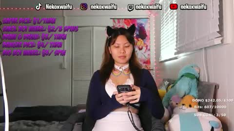 nekoxwaifu online show from February 9, 10:03 pm