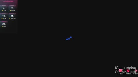 Nina.  online show from February 9, 10:21 pm