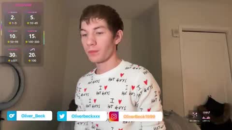 Oliver Beck online show from January 15, 7:39 pm