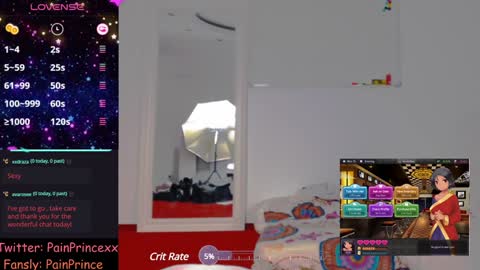 Snapshot of pain_prince chatting on December 3, 9:56 pm Pain Prince online show from December 3, 9:56 pm