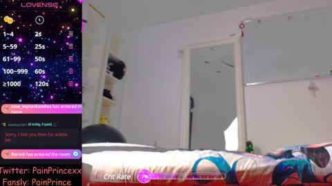 Snapshot of pain_prince chatting on December 18, 4:39 pm Pain Prince online show from December 18, 4:39 pm