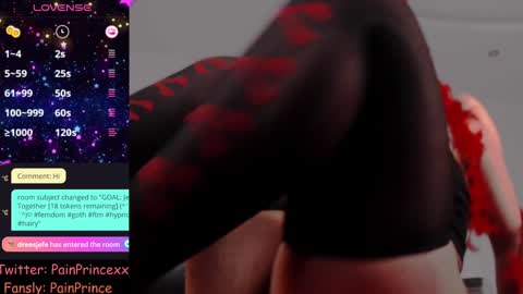 Snapshot of pain_prince chatting on January 31, 6:25 pm Pain Prince online show from January 31, 6:25 pm