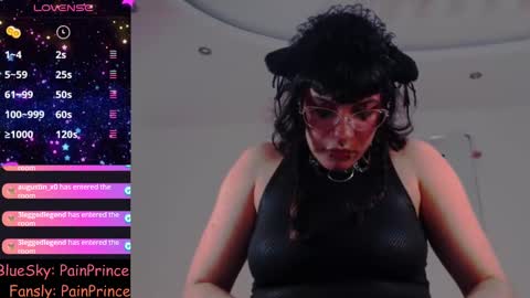 Snapshot of pain_prince chatting on February 20, 6:13 pm Pain Prince online show from February 20, 6:13 pm