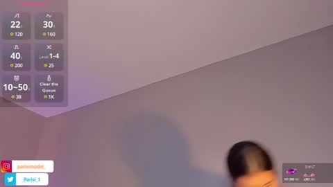 Snapshot of parisi_ chatting on February 9, 12:49 am PARISI online show from February 9, 12:49 am