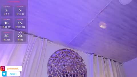 Snapshot of parisi_ chatting on March 1, 12:50 am PARISI online show from March 1, 12:50 am