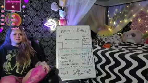 Snapshot of pawggoddess778 chatting on January 3, 3:27 am ArtsyHeartsyy online show from January 3, 3:27 am