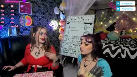 Snapshot of pawggoddess778 chatting on January 11, 4:48 am ArtsyHeartsyy online show from January 11, 4:48 am