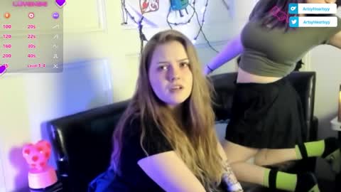 Snapshot of pawggoddess778 chatting on January 24, 5:10 am ArtsyHeartsyy online show from January 24, 5:10 am