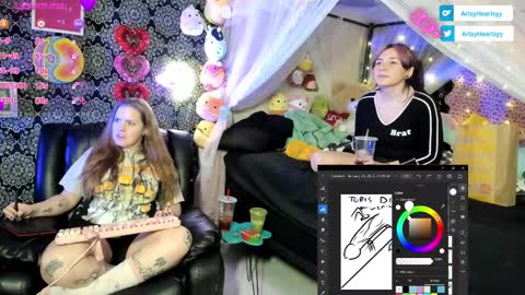 Snapshot of pawggoddess778 chatting on January 30, 5:30 am ArtsyHeartsyy online show from January 30, 5:30 am