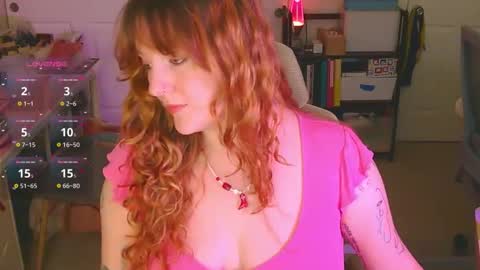 Snapshot of pinkmatter666 chatting on February 14, 8:05 pm Porcelina online show from February 14, 8:05 pm