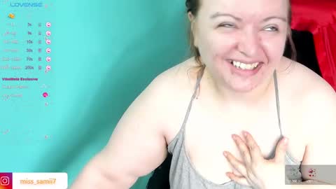 Snapshot of queensami7 chatting on February 16, 2:20 am Samantha online show from February 16, 2:20 am