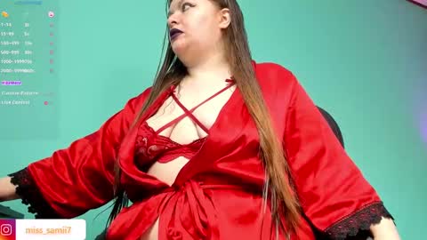 Snapshot of queensami7 chatting on February 17, 7:47 am Samantha online show from February 17, 7:47 am