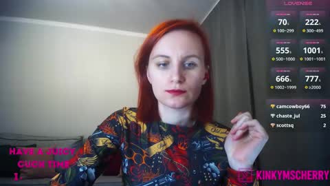 Snapshot of randycherry chatting on March 3, 6:55 pm Cherry  Miss Cherry online show from March 3, 6:55 pm