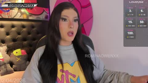 ROMINA OWEN online show from April 2, 3:59 am