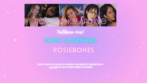 Rosie Bones online show from January 6, 3:42 am