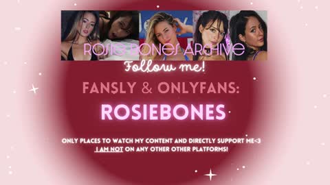 Rosie Bones online show from October 7, 9:12 pm