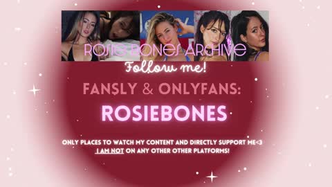 Rosie Bones online show from November 12, 9:03 pm