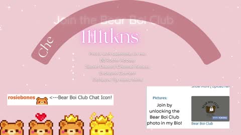 Rosie Bones online show from November 13, 9:03 pm