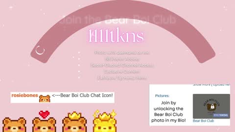 Rosie Bones online show from December 18, 11:11 pm