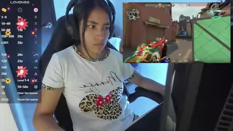 Angie  online show from February 17, 1:24 am