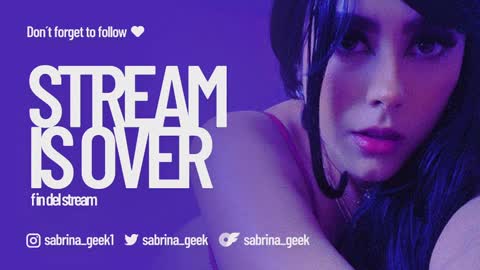 Snapshot of sabrina_geek chatting on December 27, 6:46 am sabrina_geek online show from December 27, 6:46 am