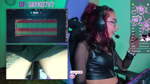 Snapshot of saiko7w7 chatting on January 28, 2:53 am OF 15 off - online show from January 28, 2:53 am