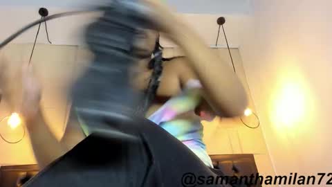 Snapshot of samanthamilan chatting on February 7, 10:30 am Alejandra online show from February 7, 10:30 am