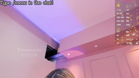 SaraAvila  online show from December 31, 7:20 am