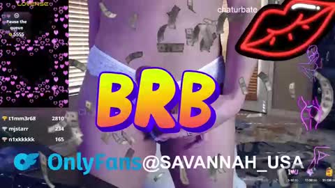 Onlyfans Savannah usa online show from January 30, 8:31 pm