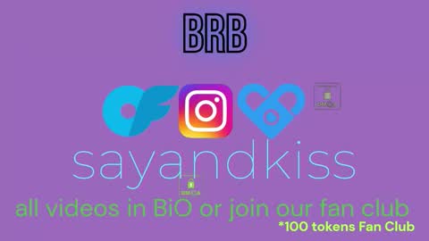 Say and kiss online show from January 17, 11:19 pm